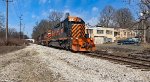 WE 7016 heads back to Brittain Yard.